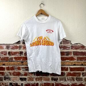 Vintage Nabisco Shirt XL White Single Stitch 100th Anniversary Living Legend 90s